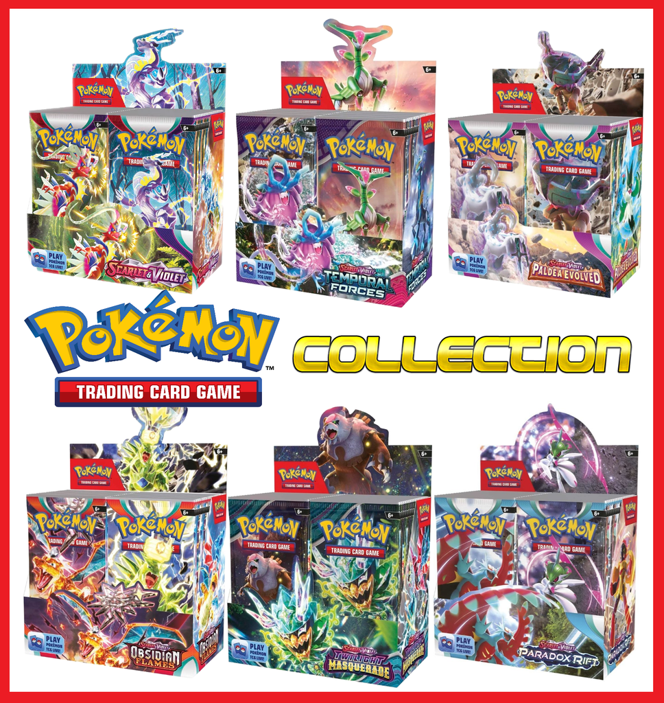 Pokemon Scarlet & Violet Era Booster Box Collector Set Bundle (6 Boxes