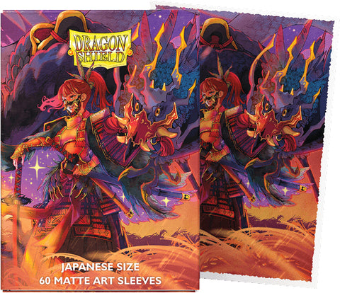 Dragon Shields: Japanese (60) Matte Art - The Fallen