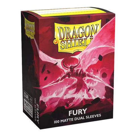 Dragon Shields: (100) Matte Dual - Fury