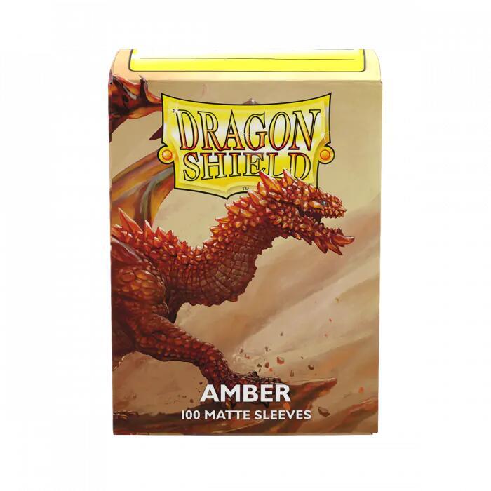 Dragon Shields: (100) Matte - Amber