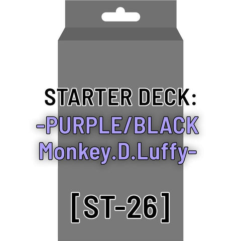 One Piece TCG: Starter Deck 26: PURPLE/BLACK Monkey.D.Luffy (ST-26)