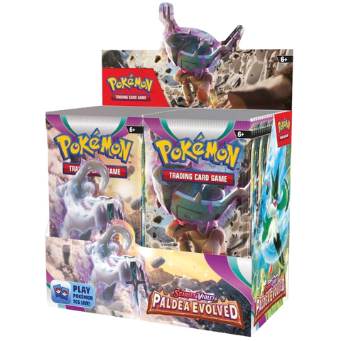 pokemon paldea evolved booster box