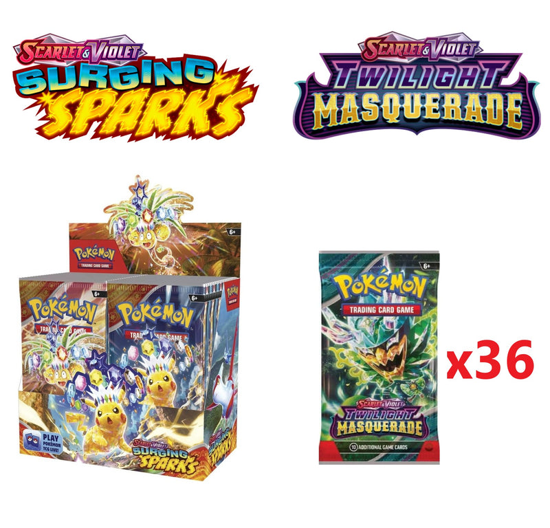 Pokemon Scarlet & Violet: Surging Sparks x Twilight Masquerade Pokemon Scarlet & Violet: Surging Sparks x Twilight Masquerade