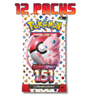 Pokemon Scarlet & Violet: 151 Booster Packs (12)