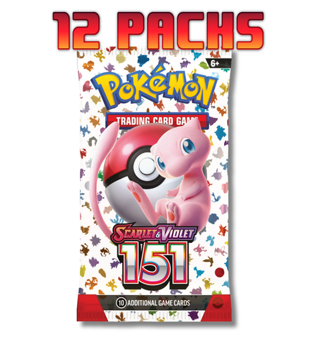Pokemon Scarlet & Violet: 151 Booster Packs (12)