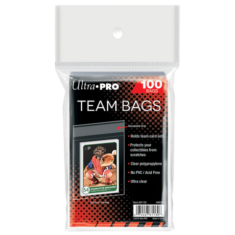 ULTRA PRO Team Bags - Resealable (100)
