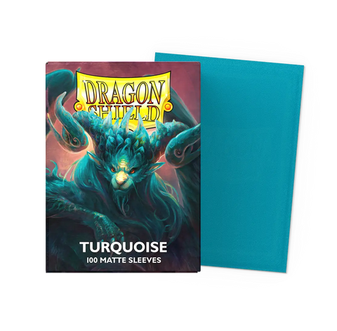 Dragon Shield Turquoise - Matte Sleeves - Standard Size