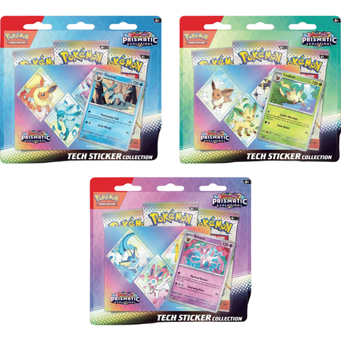Pokemon Scarlet & Violet - Prismatic Evolutions Tech Sticker Collection