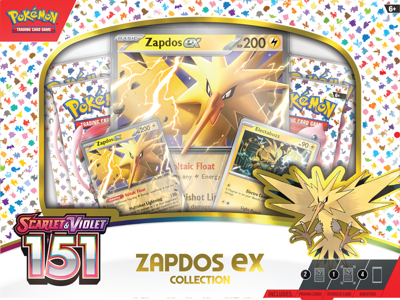 Pokemon Scarlet & Violet: 151 Collection Zapdos ex 