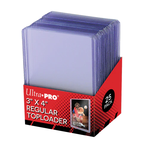 ULTRA PRO Toploader: 3in x 4in Clear Regular (25)