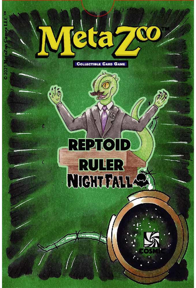 Metazoo Nightfall - Theme Deck (Reptoid Ruler) (1st Edition)