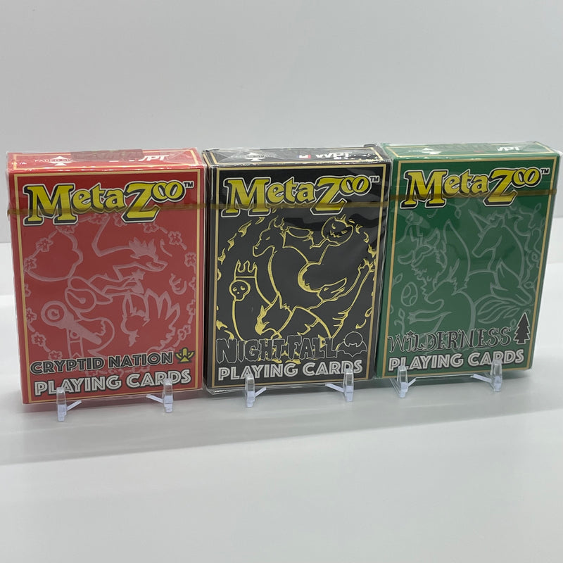 Metazoo x USPCC x WPT GILDED Deck w/ Promo (SET OF 3)
