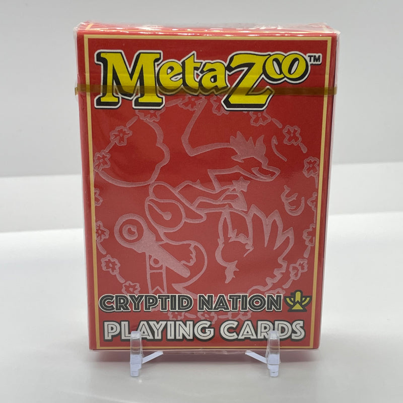 Metazoo x USPCC x WPT Cryptid Nation GILDED Deck w/ Promo