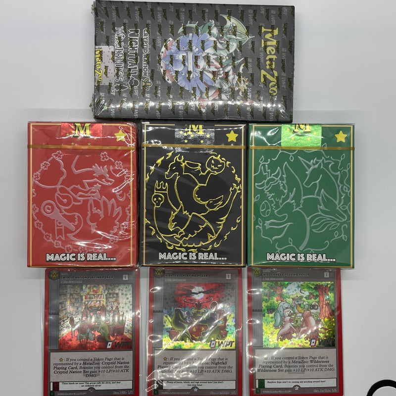 playing cards metazoo kickstarter bundle gilded