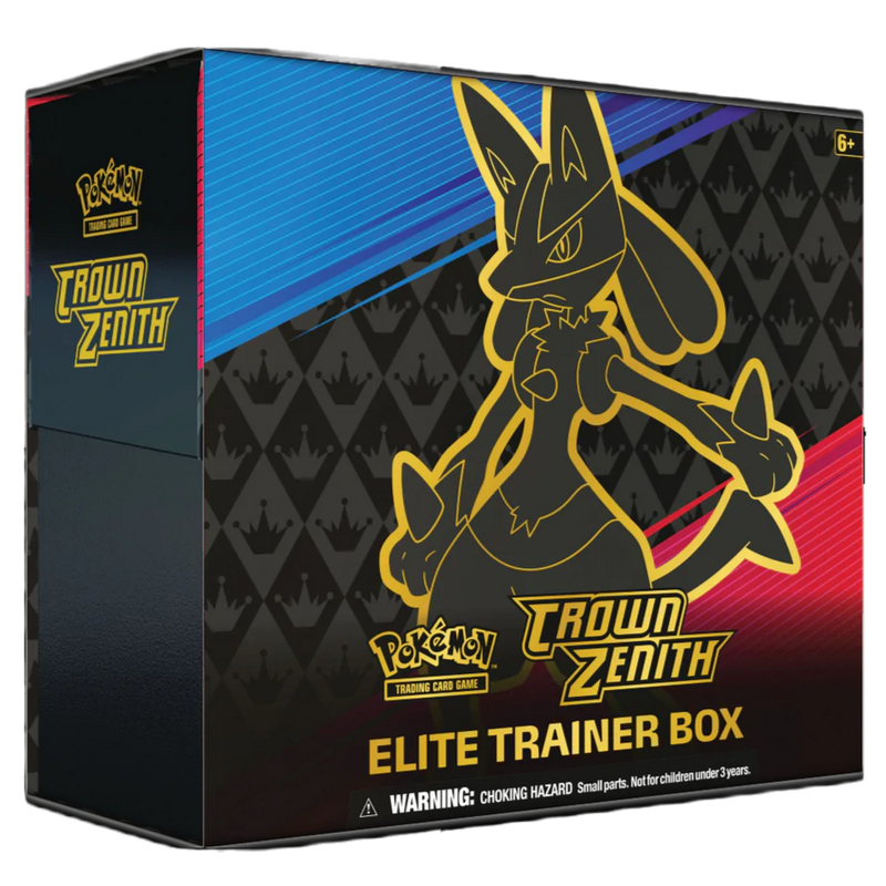crownzenith pokemon trading card game elite trainer box